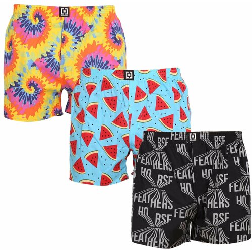 Horsefeathers 3PACK Men's Boxer Shorts Frazier multicolored Slike