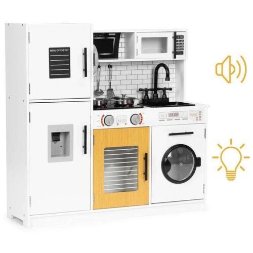 ECO TOYS drvena kuhinja za decu sa zvkom i svetlom Nana Cene