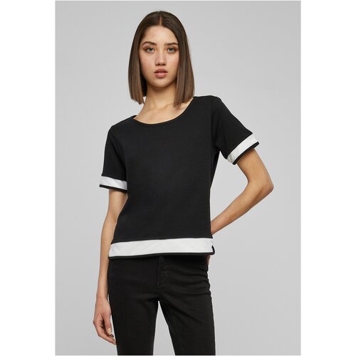 Urban Classics Women's T-shirt Terry Mesh blk/wht Cijene