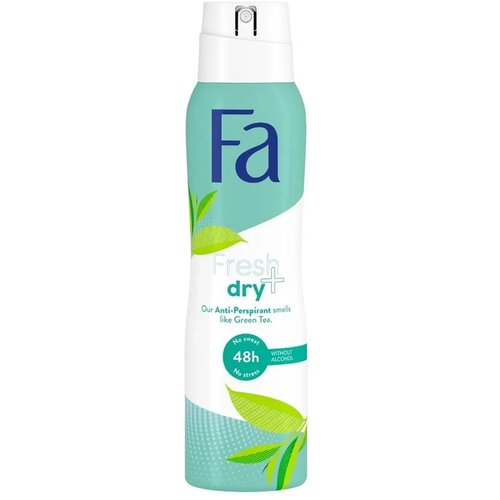 Fa Ženski dezodorans Fresh &amp;amp; Dry Green Tea, 150 ml Slike