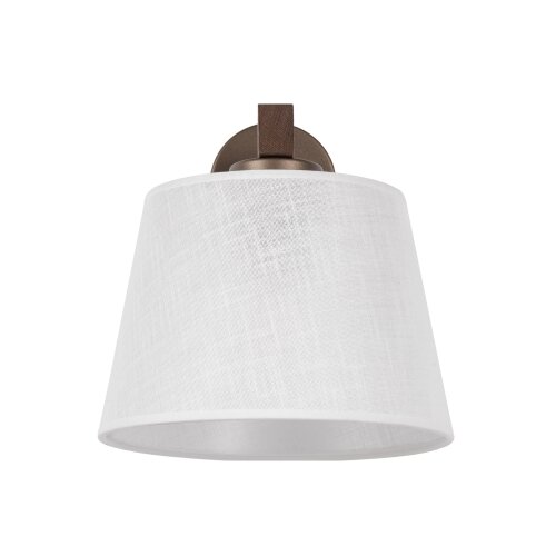  Brilagi - Zidna lampa LATTE 1xE27/15W/230V borovina/bela Slike