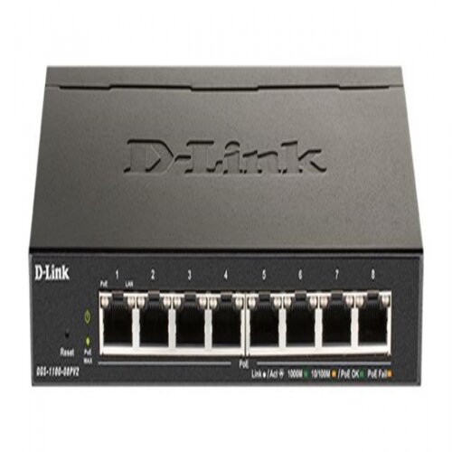 D-link Dlink Nemčija 8-pristanišče Gigabit SmartSwitch DGS-1100-08PV2/E, (20830574) Cene
