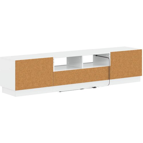  LED TV kabinet HOORN 3 kom. Bijela visokog sjaja 81 x 35 x 40 cm Slike