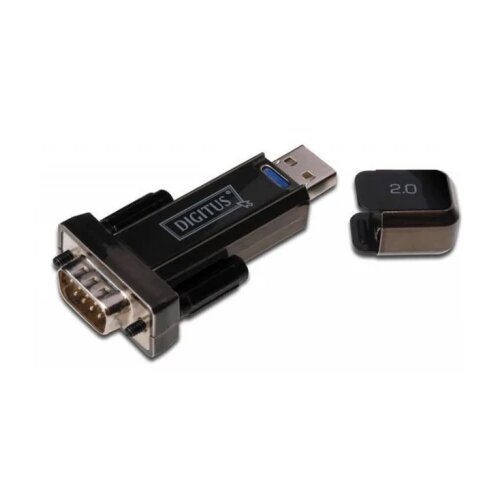 Digitus adapter usb 2.0 (m) - RS232 (m) crni Cene