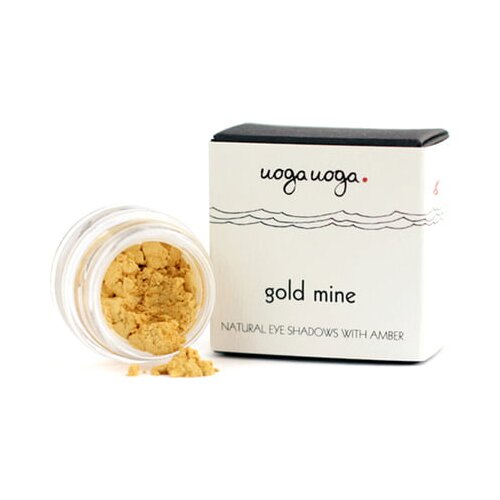 UOGA UOGA natural eye shadow with amber - gold mine Cene