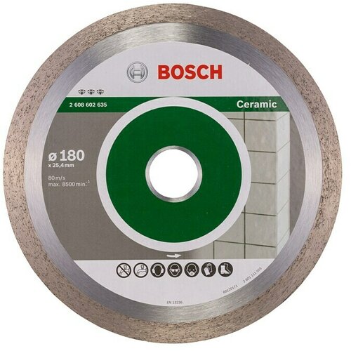 Bosch Dijamantna rezna ploča Best for Ceramic (Prikladno za: Pločice, Promjer: 180 mm, Provrt: 25,4 mm) Cijene