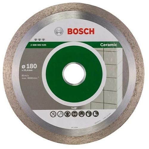 Bosch Dijamantna rezna ploča Best for Ceramic (Prikladno za: Pločice, Promjer: 180 mm, Provrt: 25,4 mm)