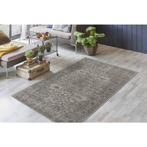 Kayoom VINTAGE PREPROGA 80/150 cm potiskano zelena, rjavosiva Slike