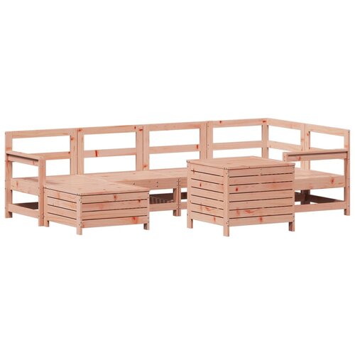 VidaXL 7-dijelni set vrtnih sofa od masivnog drva duglazije Slike