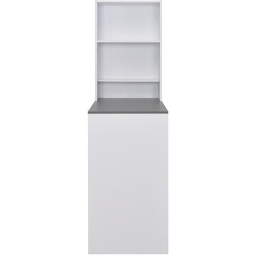  Barski stol s ormarićem bijeli 115 x 59 x 200 cm Slike