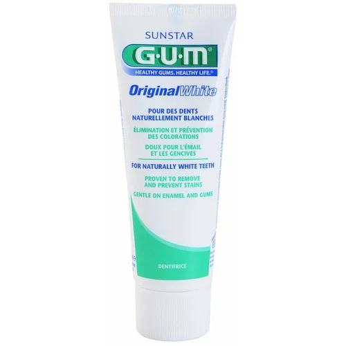 GUM Original White zobna pasta za beljenje zob 75 ml