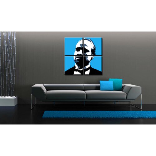 Ručno slikane slike na platnu pop art marlon brando Slike