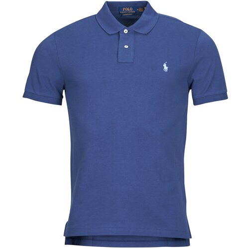 Polo Ralph Lauren Polo majice kratki rokavi POLO COUPE DROITE EN COTON BASIC MESH Modra Cene