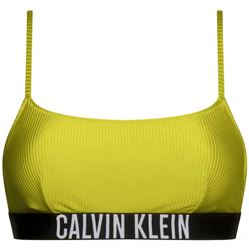 Calvin Klein Swimwear Bikini gornji dio žuta