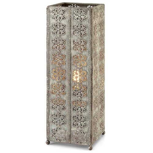 Marksl&amp;ouml;jd siva stolna lampa Agra, visina 33,5 cm Slike