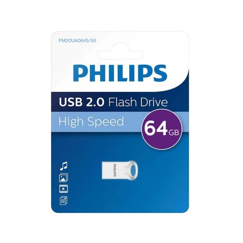 Philips Usb flash memorija 2.0 64gb single port (flp fm20ua064s/93) ( FM810 ) Slike