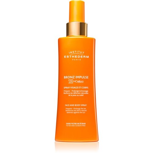 Institut Esthederm Bronz Impulse emulzija u spreju za lice i tijelo za brže i dugotrajnije sunčanje 150 ml Cijene