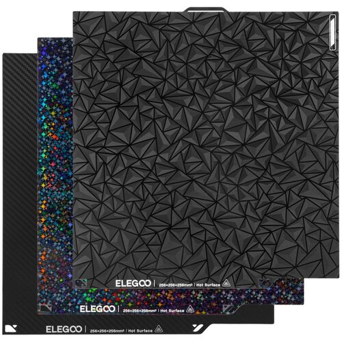 Elegoo Dual-sided Build Plate - Set of 3, Centauri/Centauri Carbon Cene