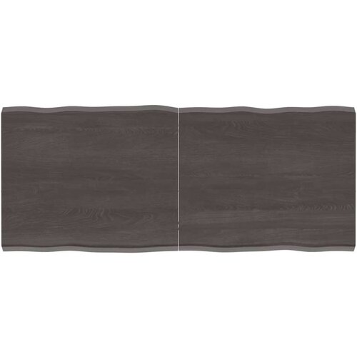 Stolna Mizna plo&amp;scaron;ča temno siva 120x50x4 cm obdelana trdna hrastovina, (20818090) Slike