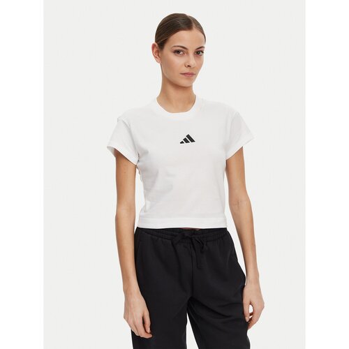 Adidas Majica Future Icons Small Logo Baby JE4001 Bela Slim Fit Cene