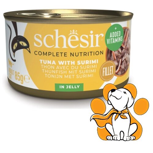 Schesir Cat Tuna & Surimi in Jelly 85g, Ukusna Vlažna Hrana Za Mačke Cene