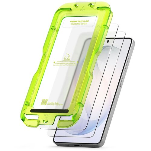 Ringke Kaljeno staklo Easy Slide (2 kom) za Samsung Galaxy S26 Ultra sa montažnim okvirom &amp;ndash; clear Slike