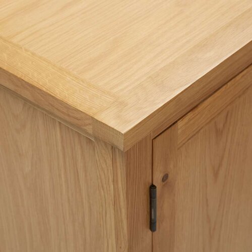 VidaXL Omarica 45x32x85 cm trdna hrastovina Slike