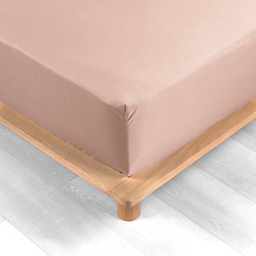 Douceur d intérieur Ružičasta plahta s gumom od pamučnog perkala 160x200 cm Percaline – Cene