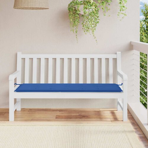  Jastuk za vrtnu klupu plavi 150 x 50 x 3 cm od tkanine Oxford Cene