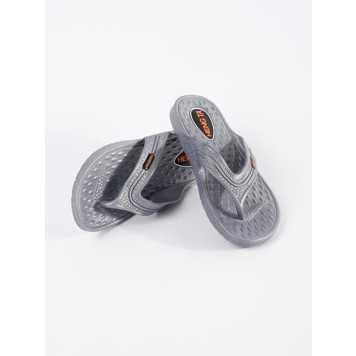 Shelvt Men's pool flip-flops gray Cene