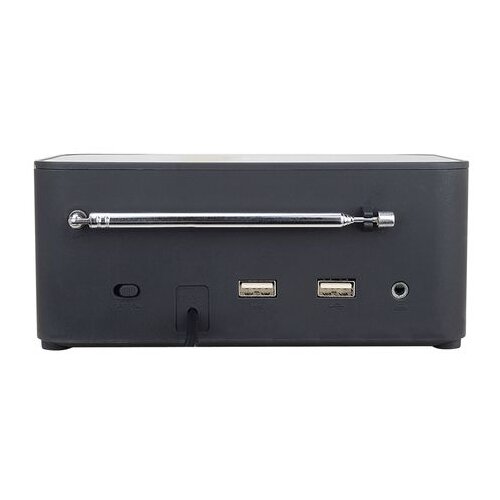 Akai AM-100 Rhapsody Mikro Linija, CD, FM, DAB, Bluetooth, VU Analog, AUX &amp;ndash; Retro Drvo Slike