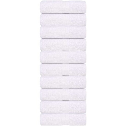 vidaXL Brisače za goste 10 kos FROGN bela 30x50 cm 100% bombaž Cene