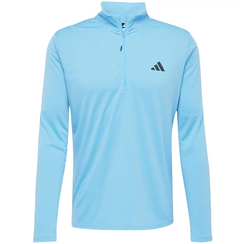 Adidas Tehnička sportska majica 'Essentials' nebesko plava / crna