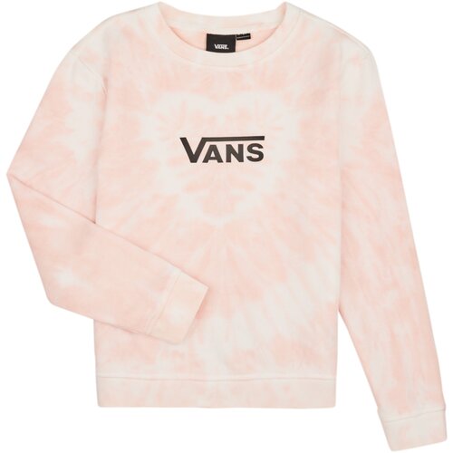 Vans Puloverji TIE-DYE HEART CREW Bela Slike