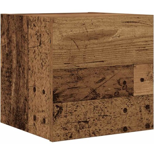 Maison Chic Stenska TV omarica - TV stojalo - Televizijska omarica starinski les 30,5x30x30 cm, (21700346) Slike