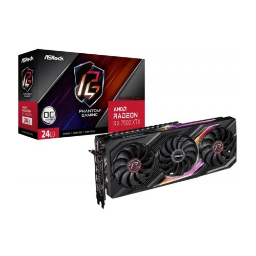 AsRock RX7900XTX PG 24GO graphics card AMD Radeon RX 7900 XTX 24 GB GDDR6 Slike