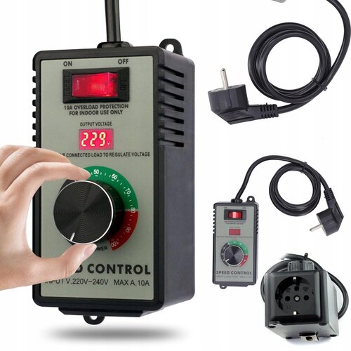 Rosfix REGULATOR HITROSTI 4000W MOTORJA / MOČI / NAPETOSTI V OHI&amp;Scaron;JU Z 230V VTIČNICO, (21746354) Slike
