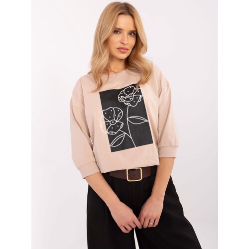RELEVANCE Blouse-RV-BZ-A261.18-beige Cene
