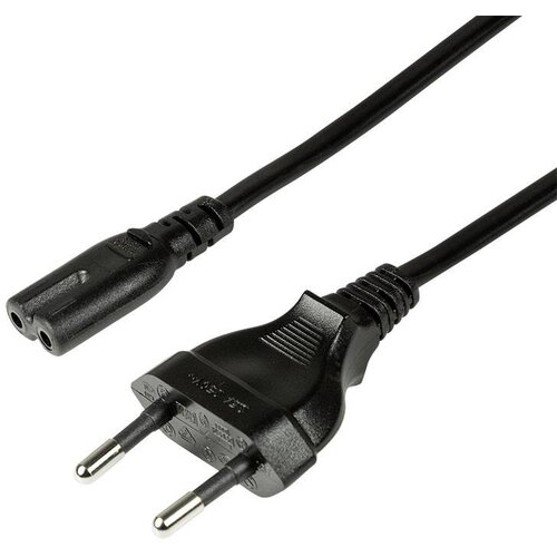 Logilink tok priključni kabel [1x evropski mo&scaron;ki konektor - 1x ženski konektor za manj&scaron;e naprave C7] 3.00 m črna, (20415080) Cene