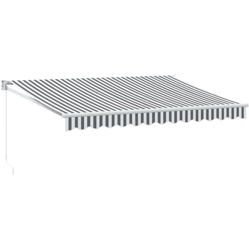 Maison Chic Zložljiva tenda - Senčniki antracit in bela 3,5x2,5 m tkanina in aluminij, (22041172) Cene