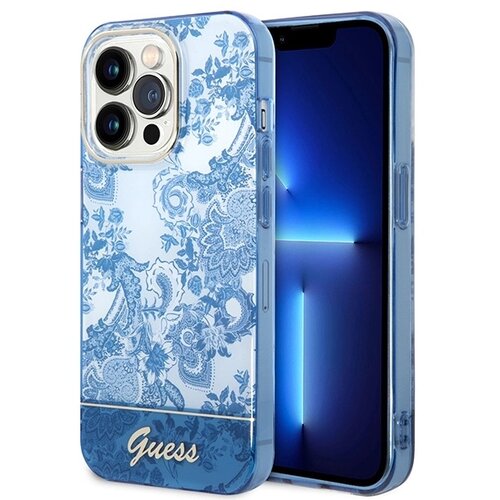 Guess OVITEK HARDCASE OVITEK ZA IPHONE 14 PRO 6.1 MODER, (21834512) Cene