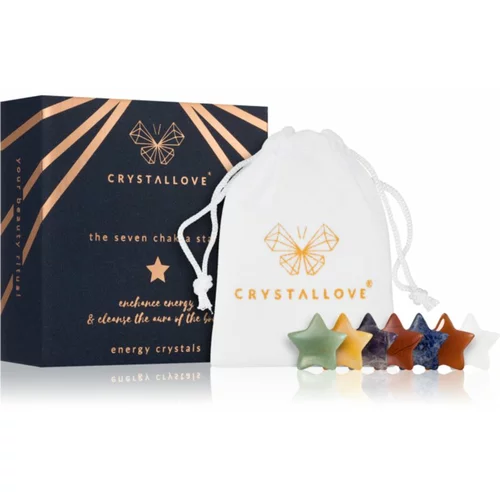 Crystallove Energy Crystals The Seven Chakra Stars pripomoček za masažo 7 kos