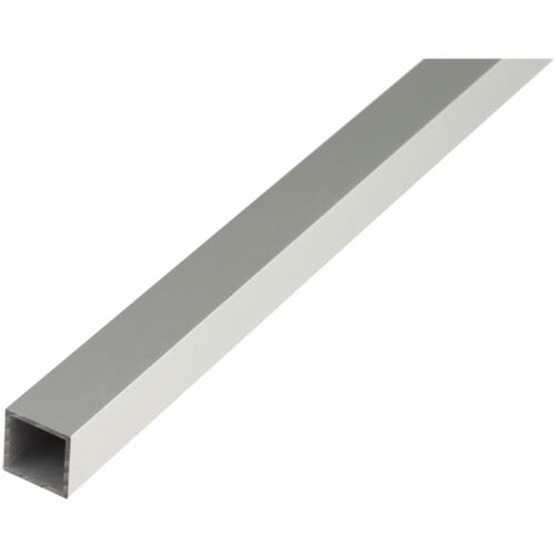 Gah alberts Četverokutna cijev (1.000 x 10 x 10 mm, Aluminij, Srebrne boje, Eloksirano) Slike