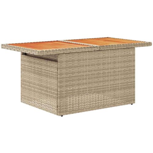 VidaXL 8-dijelni set vrtnih sofa od poliratana s jastucima bež Slike