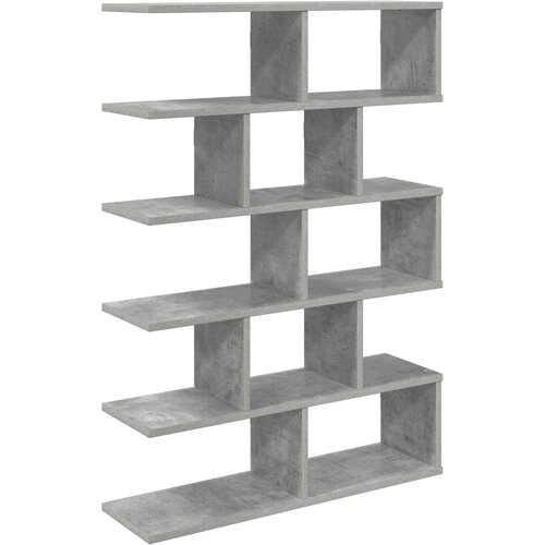 vidaXL Stenska polica Betonsko siva 70 x 20 x 100 cm Inženirski les, (5000307485) Cene