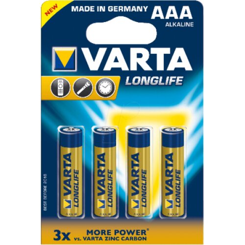 Varta 4/1-Varta Alkalne baterije AAA L LR03 Cene