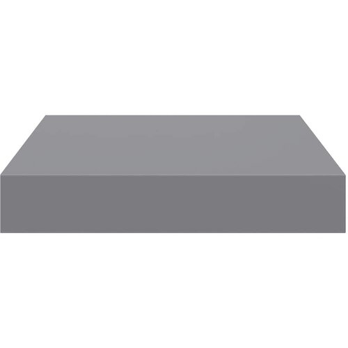  Plutajuće zidne police 4 kom sive 23 x 23,5 x 3,8 cm MDF Slike