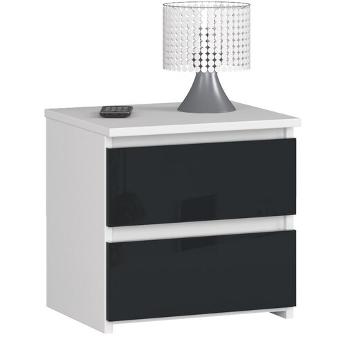 AKORD KOMODA CL2 2SZ CLP GRAFITNI GLOS, (21702758) Cene