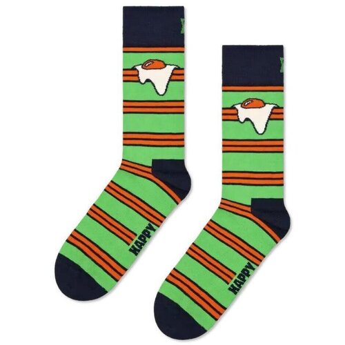 Happy Socks Dokolenke EGG ON STRIPE Zelena Slike