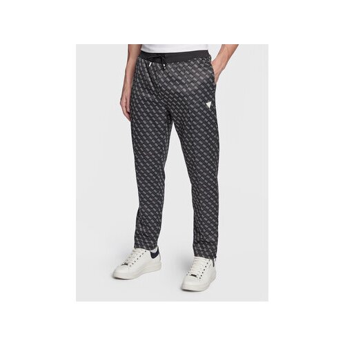 Guess Spodnji del trenirke Korbin Z2BB05 FL04Q Črna Regular Fit Slike